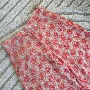 Jane Wood Paris Floral Mega Wide Leg Trousers Size 38